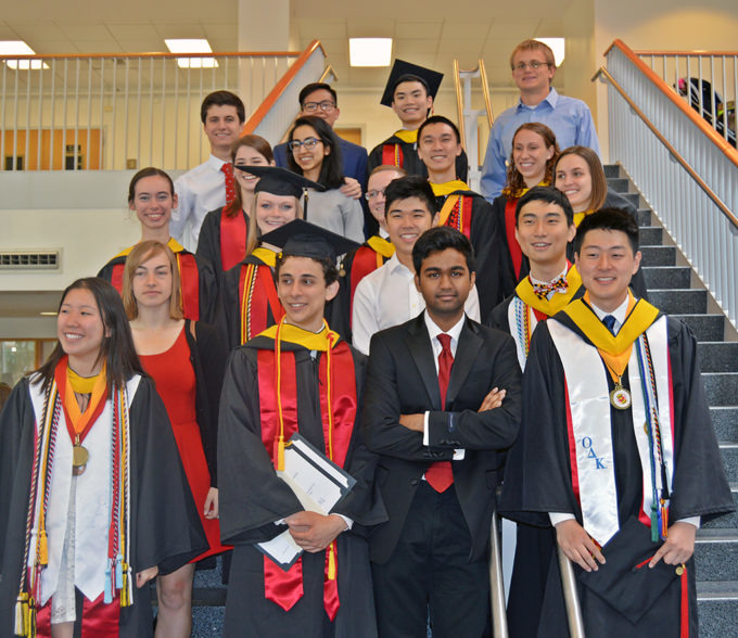 Chemistry graduates of 2017 group photo
